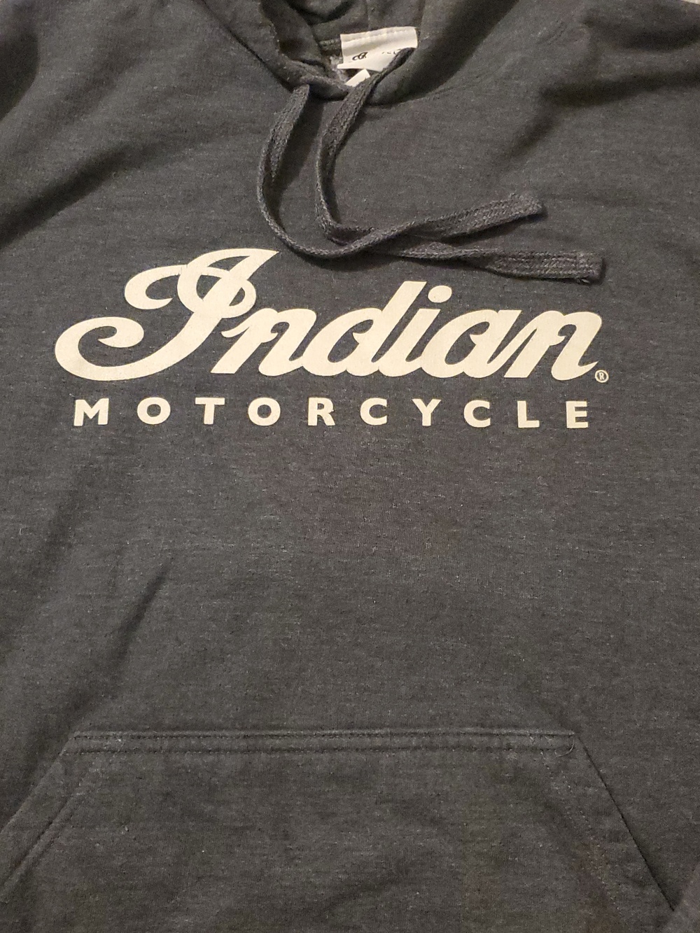 Indian Motorcycle Men's Hooded Sweatshirt Size XL - Picture 2 of 7